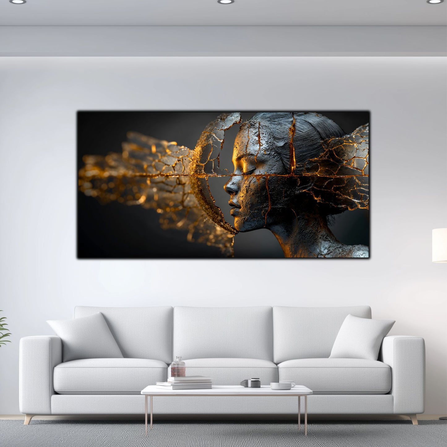 Tablou Sticla Securizata - Broken Mind 03