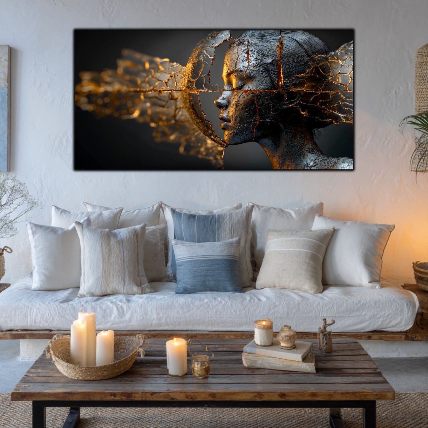 Tablou Sticla Securizata - Broken Mind 03