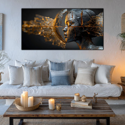 Tablou Sticla Securizata - Broken Mind 03