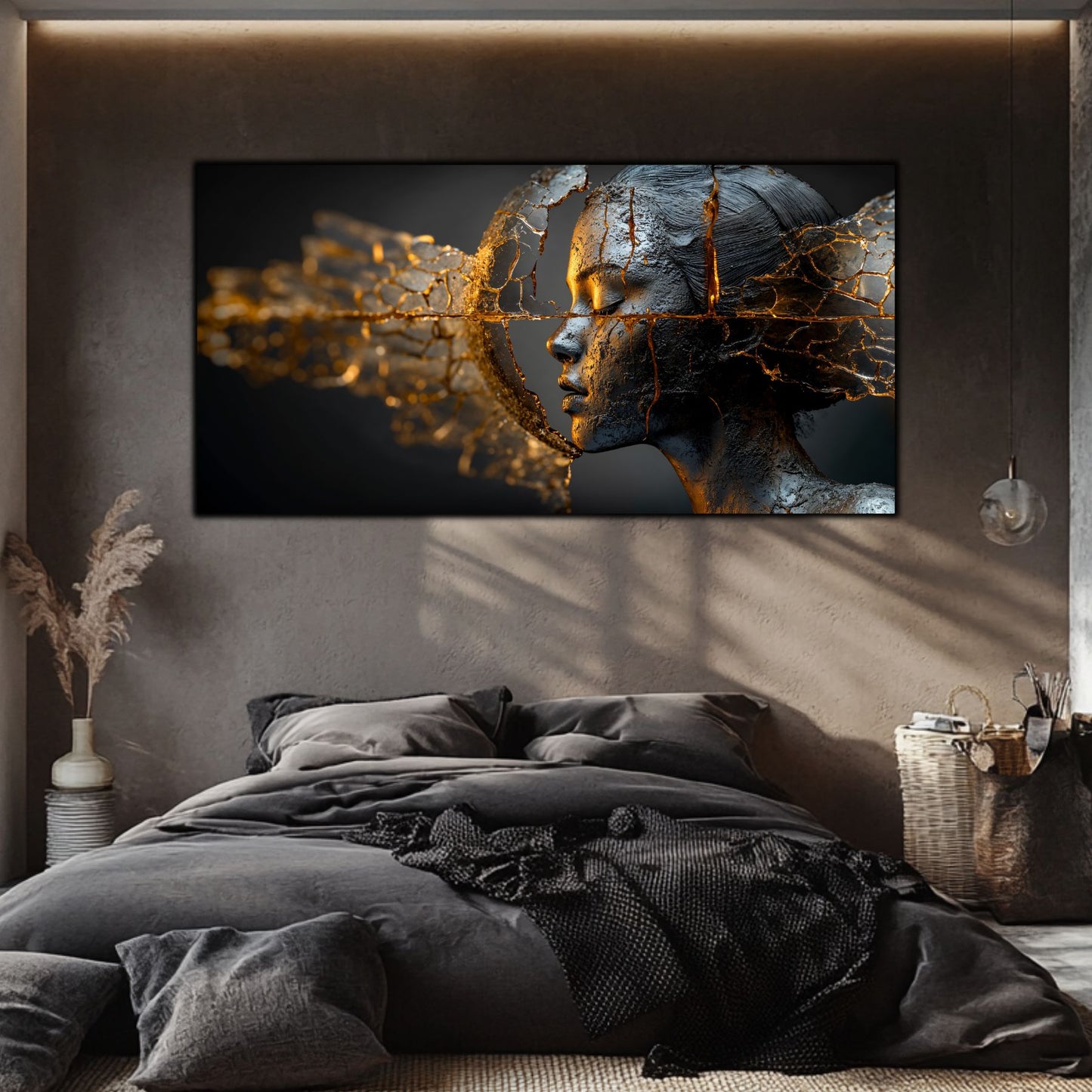 Tablou Sticla Securizata - Broken Mind 03