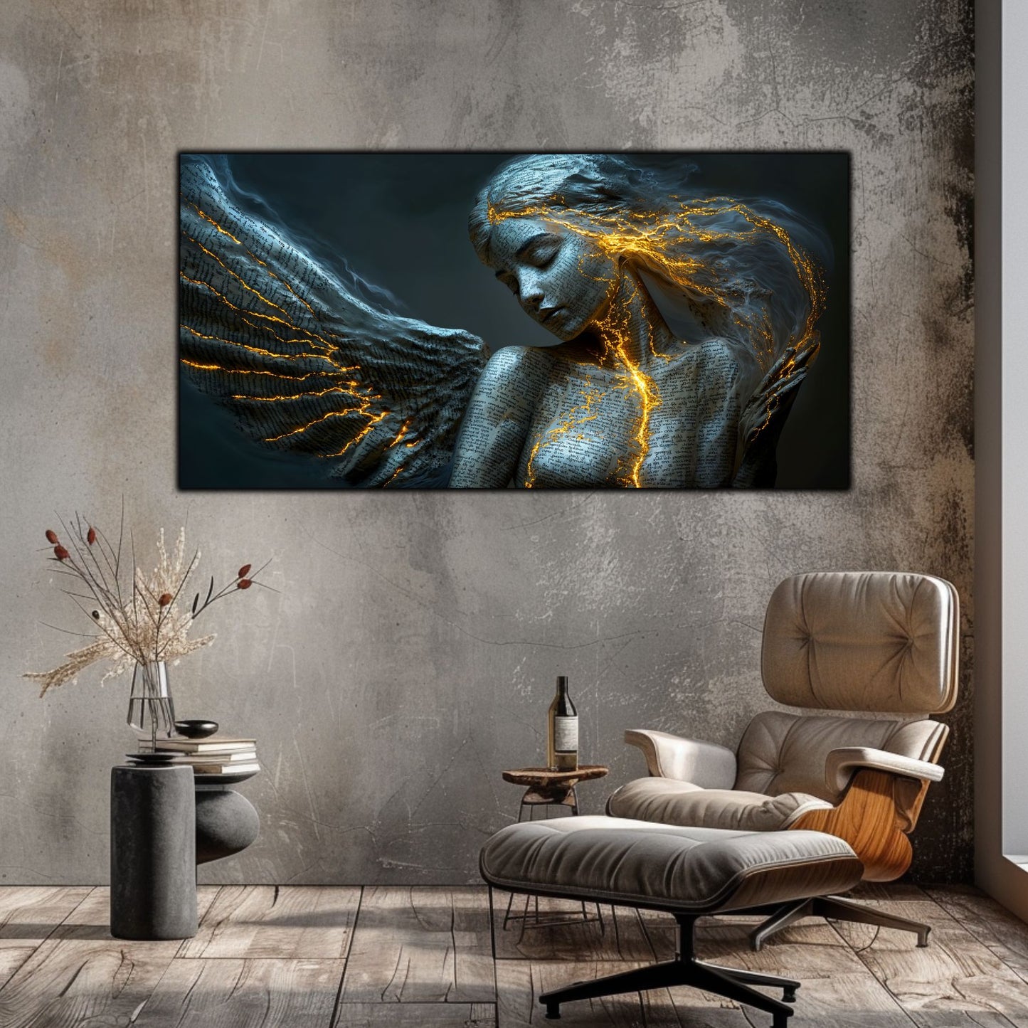 Beyond Meditation - Tablouri moderne pe sticla securizata pentru living contemporan NO17