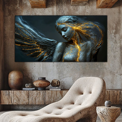 Beyond Meditation - Tablouri moderne pe sticla securizata pentru living contemporan NO17