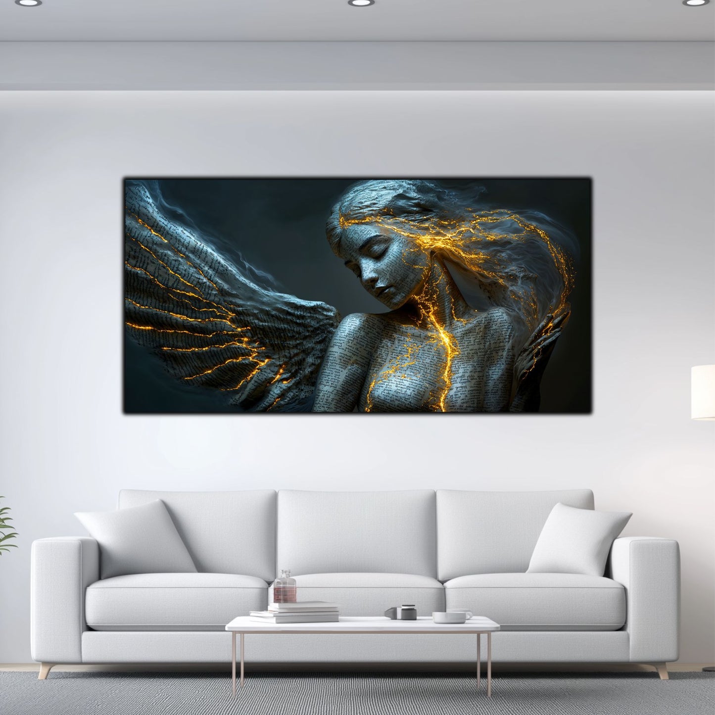 Beyond Meditation - Tablouri moderne pe sticla securizata pentru living contemporan NO17