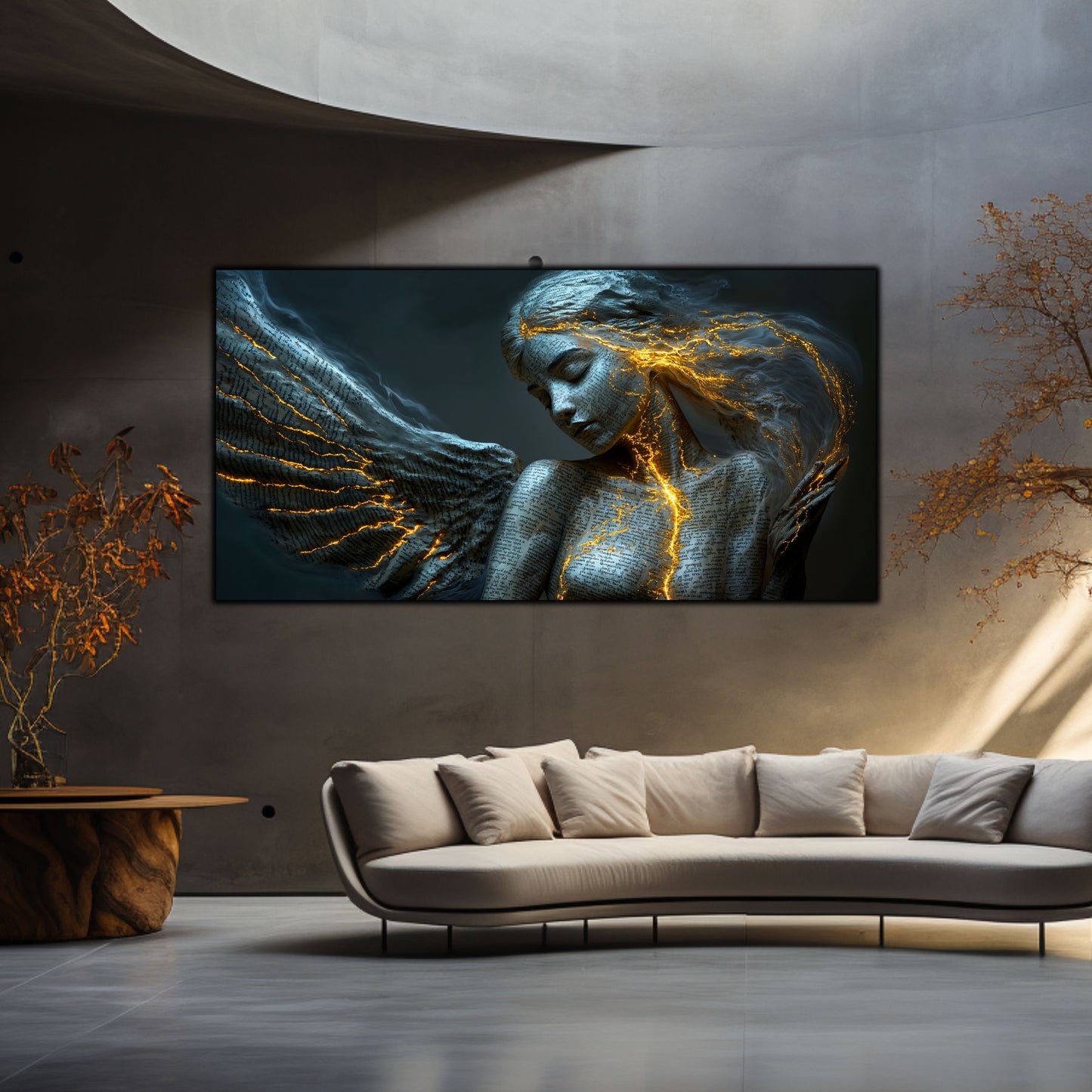 Beyond Meditation - Tablouri moderne pe sticla securizata pentru living contemporan NO17