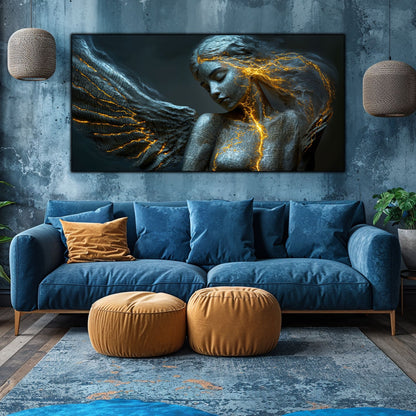 Beyond Meditation - Tablouri moderne pe sticla securizata pentru living contemporan NO17