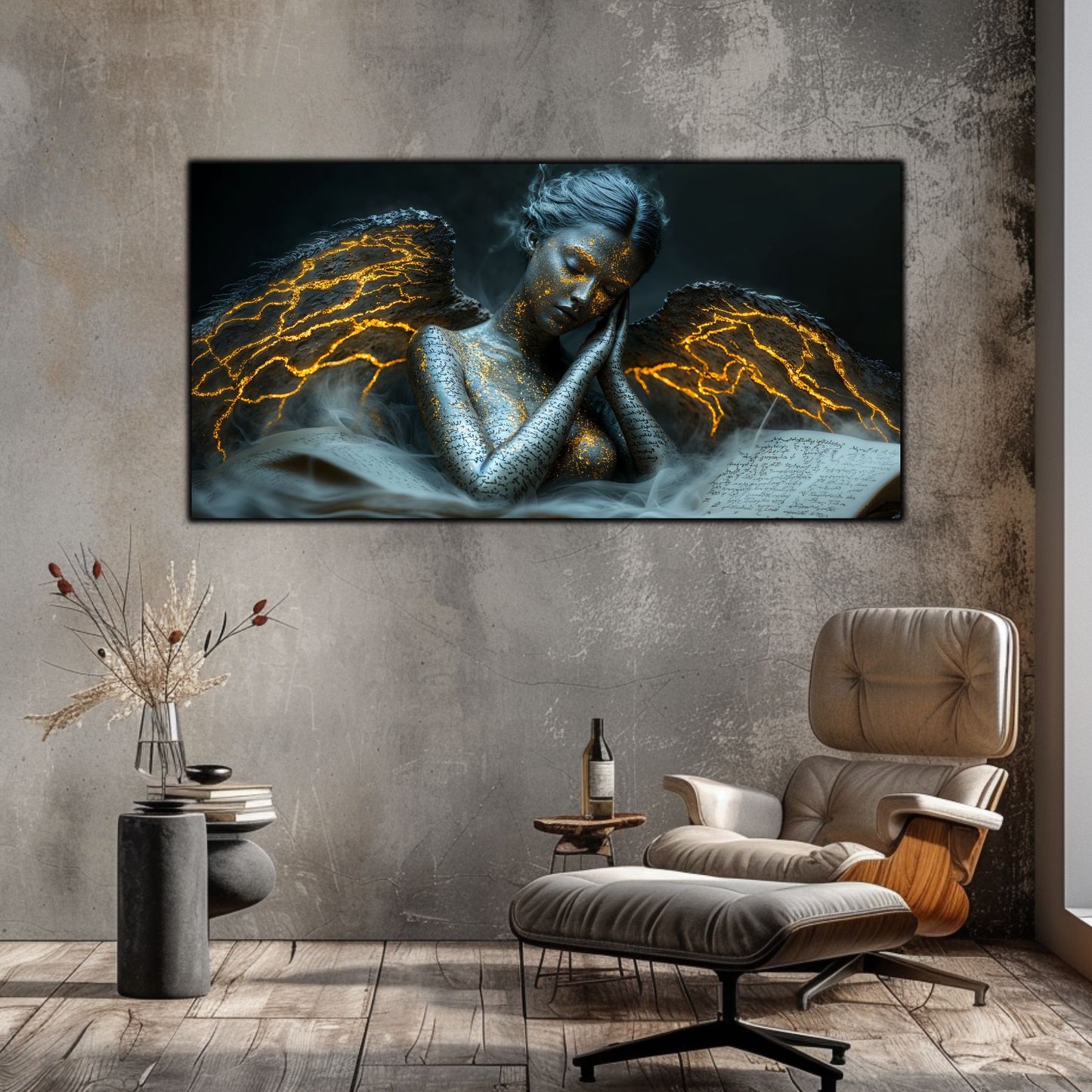 Beyond Meditation - Tablouri moderne pe sticla securizata pentru living contemporan NO18