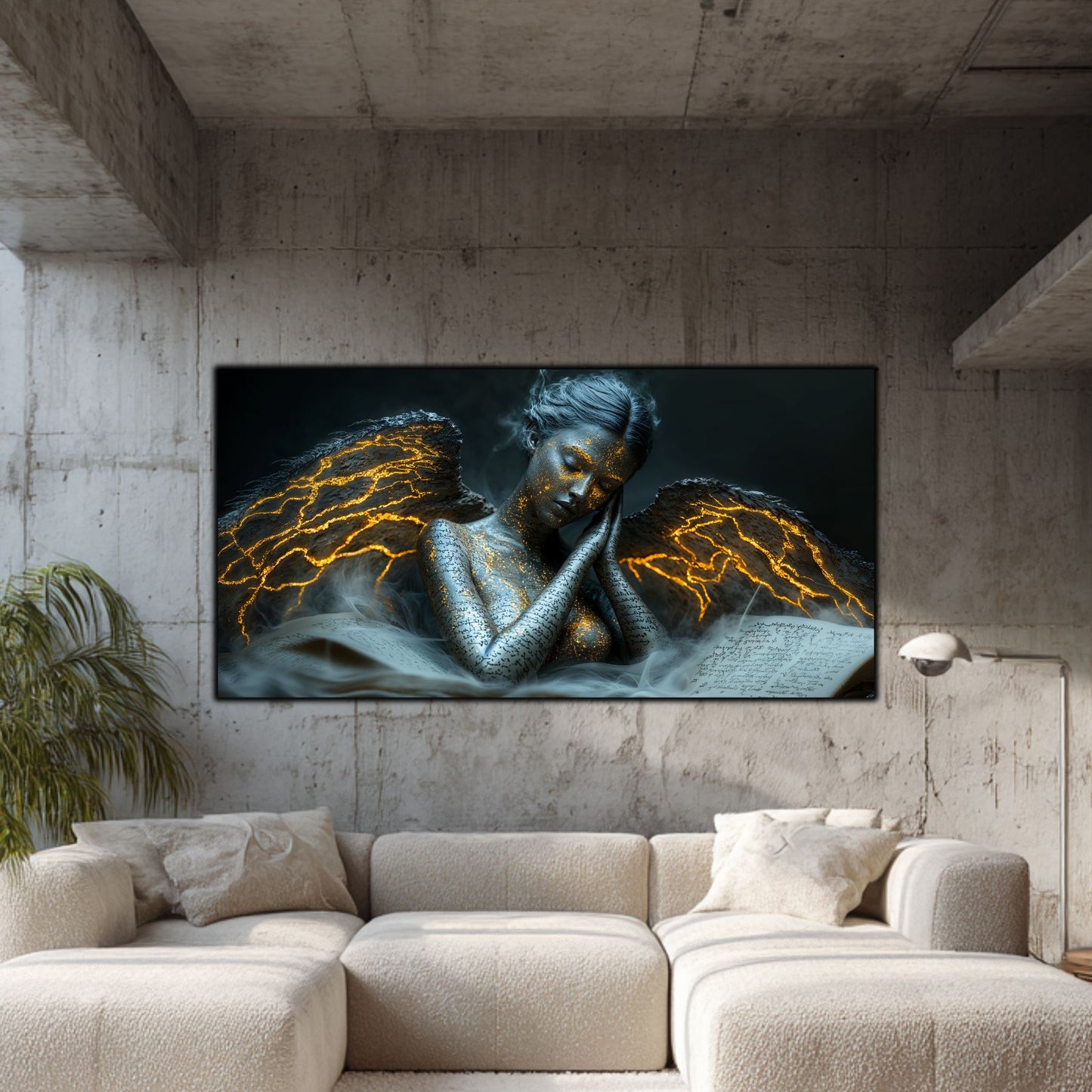 Beyond Meditation - Tablouri moderne pe sticla securizata pentru living contemporan NO18