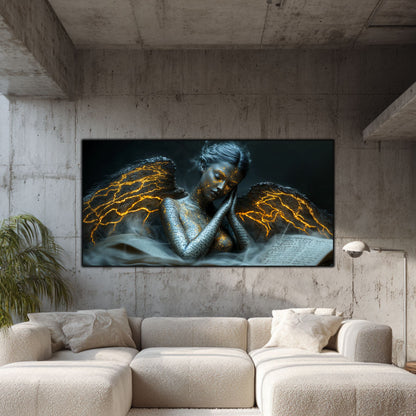 Beyond Meditation - Tablouri moderne pe sticla securizata pentru living contemporan NO18