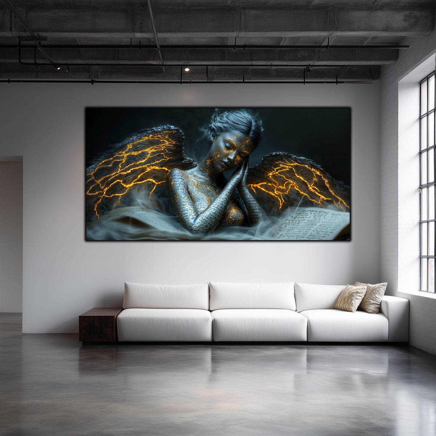 Beyond Meditation - Tablouri moderne pe sticla securizata pentru living contemporan NO18