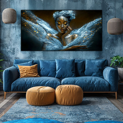 Beyond Meditation - Tablouri moderne pe sticla securizata pentru living contemporan NO14