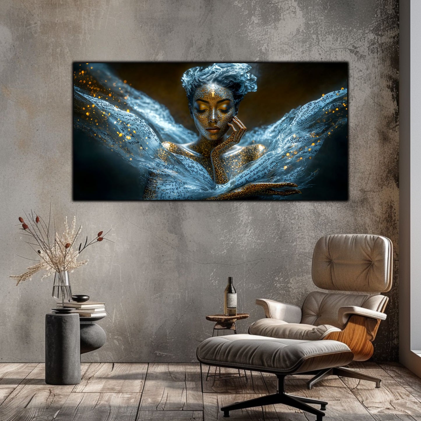 Beyond Meditation - Tablouri moderne pe sticla securizata pentru living contemporan NO14