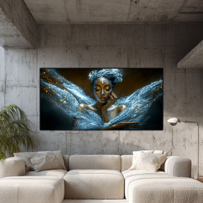 Beyond Meditation - Tablouri moderne pe sticla securizata pentru living contemporan NO14