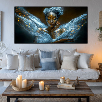 Beyond Meditation - Tablouri moderne pe sticla securizata pentru living contemporan NO14