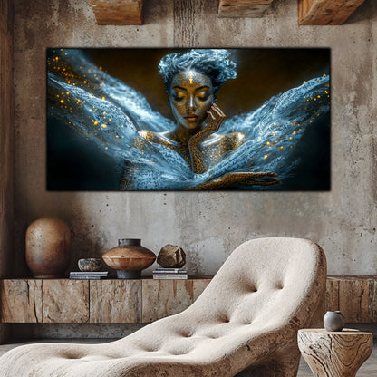 Beyond Meditation - Tablouri moderne pe sticla securizata pentru living contemporan NO14