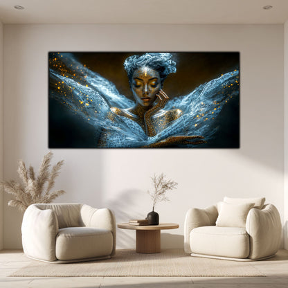 Beyond Meditation - Tablouri moderne pe sticla securizata pentru living contemporan NO14