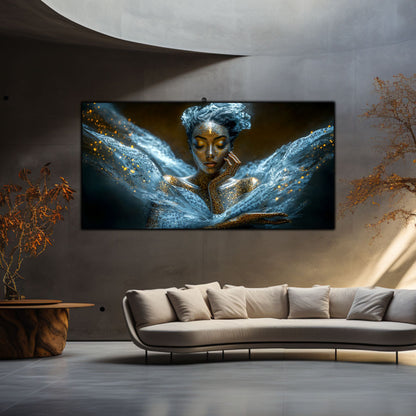 Beyond Meditation - Tablouri moderne pe sticla securizata pentru living contemporan NO14