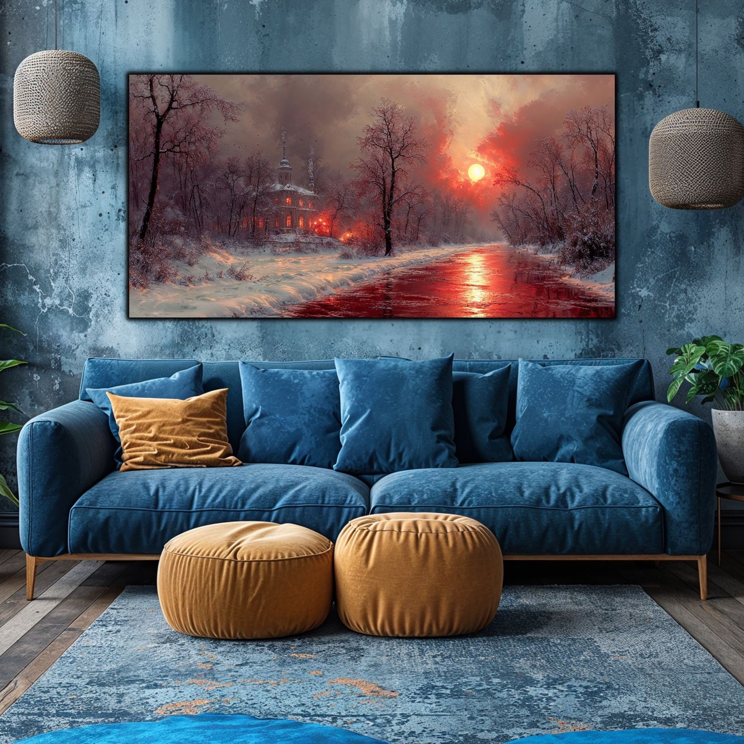 Tablou Sticla Securizata - Colectia Cold Ember - no05