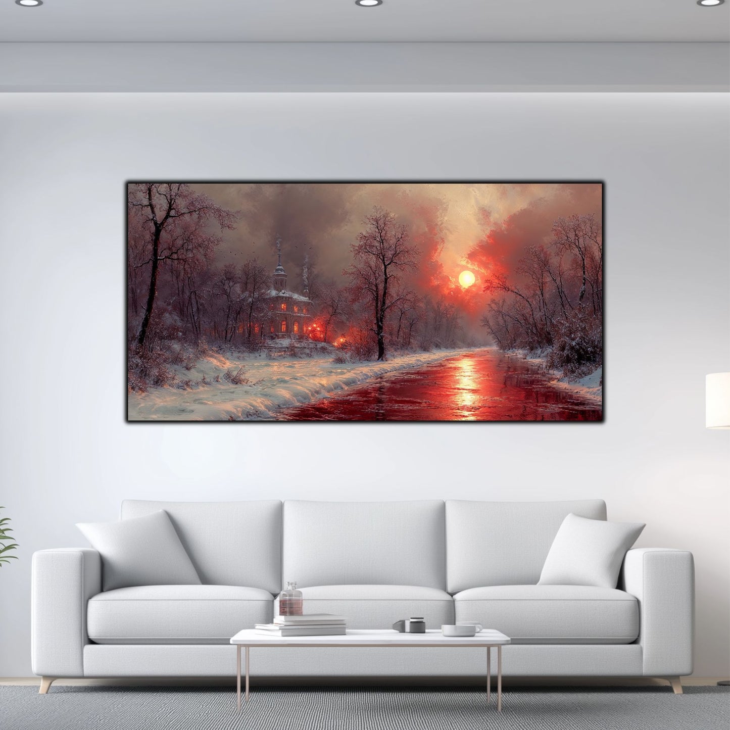 Tablou Sticla Securizata - Colectia Cold Ember - no05