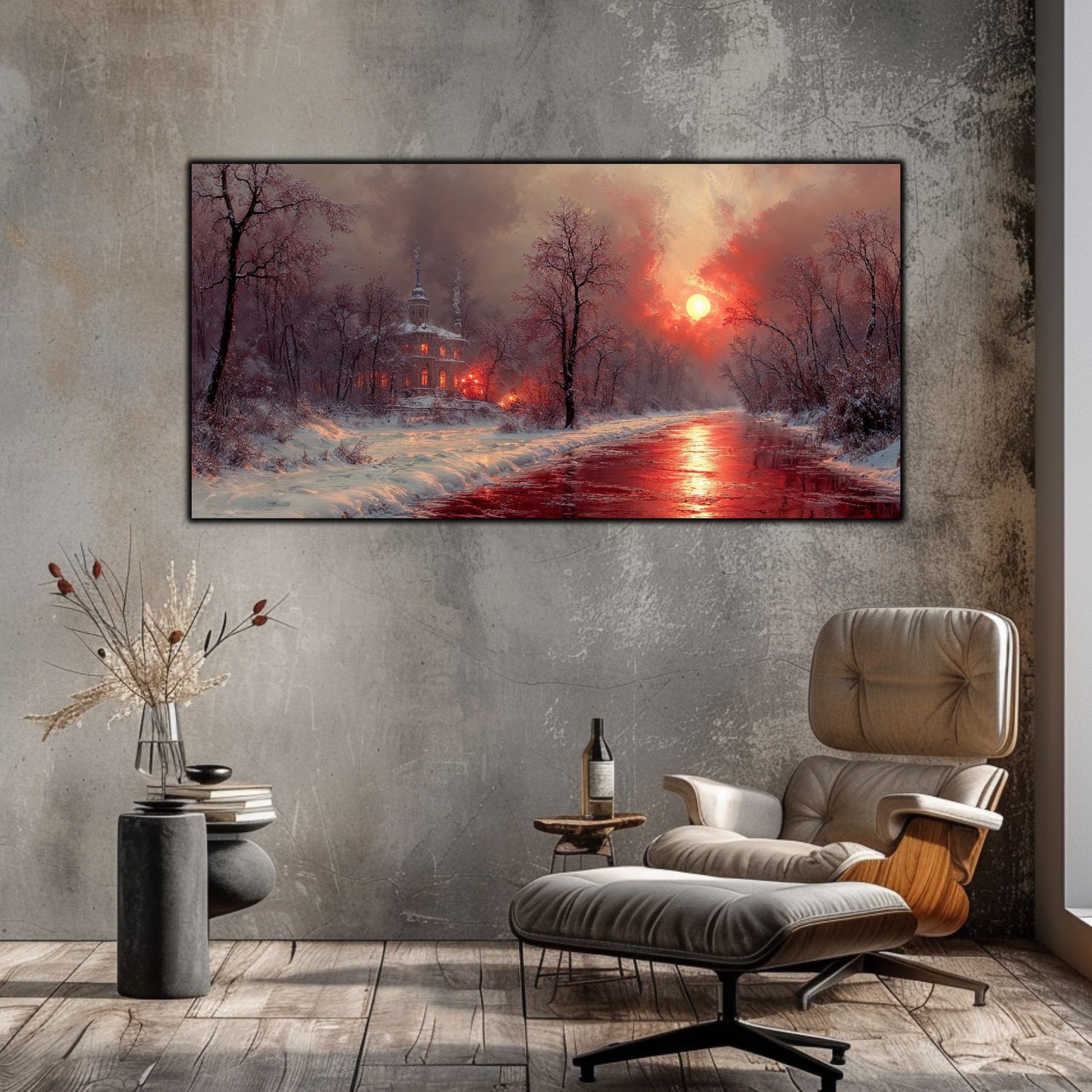 Tablou Sticla Securizata - Colectia Cold Ember - no05