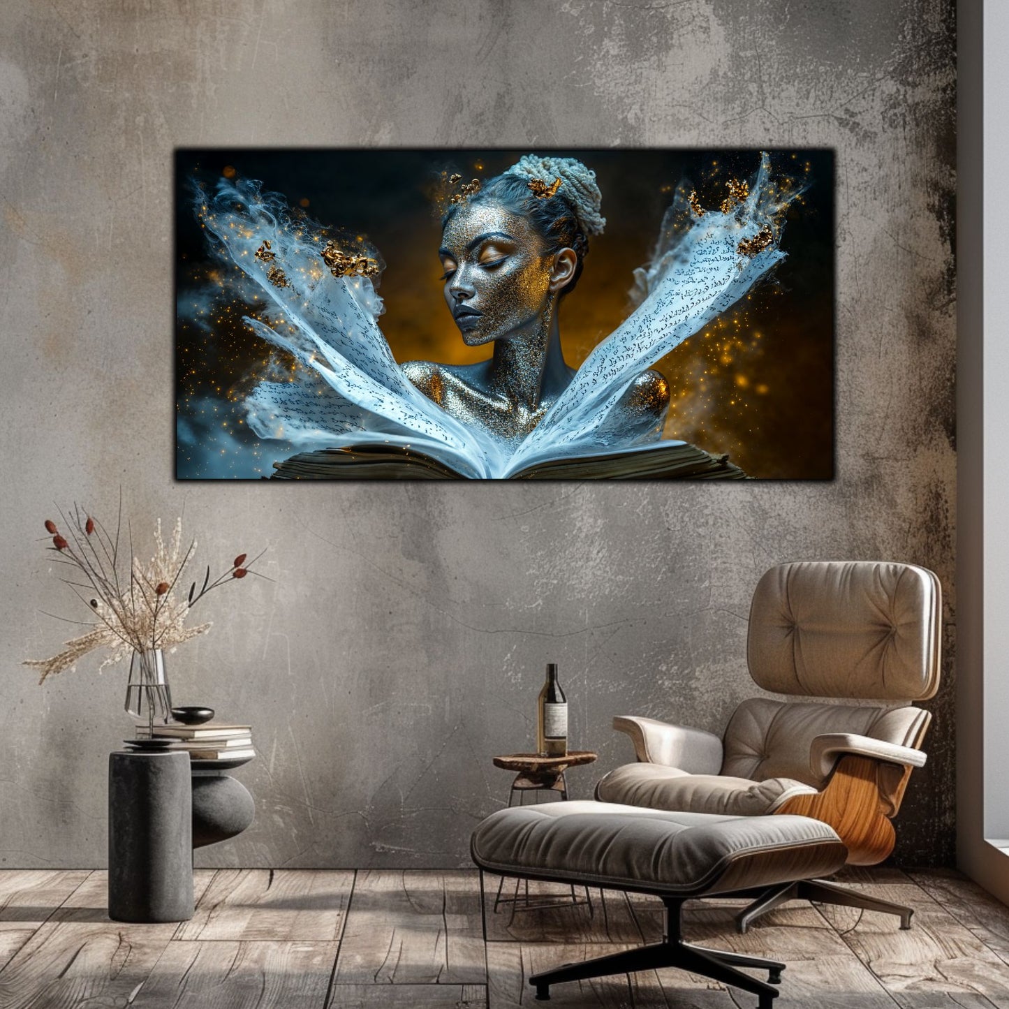 Beyond Meditation - Tablouri moderne pe sticla securizata pentru living contemporan NO29