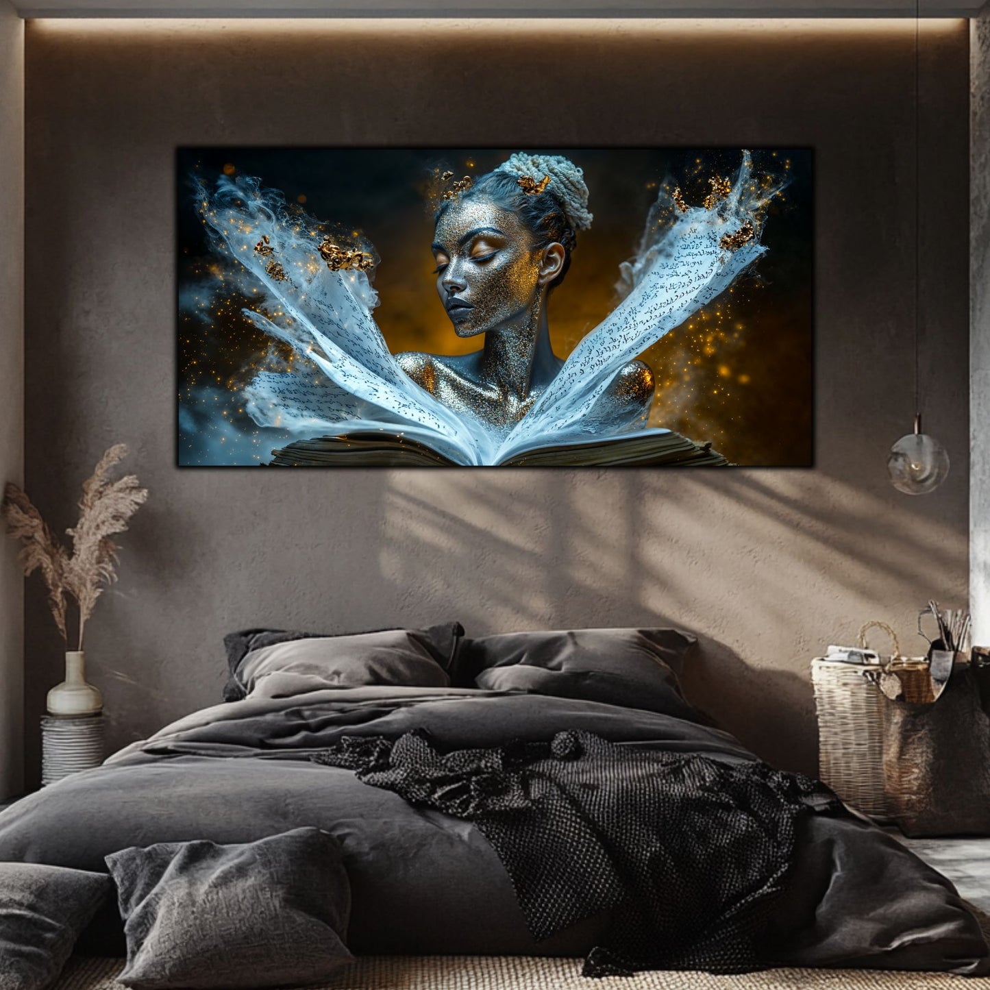 Beyond Meditation - Tablouri moderne pe sticla securizata pentru living contemporan NO29