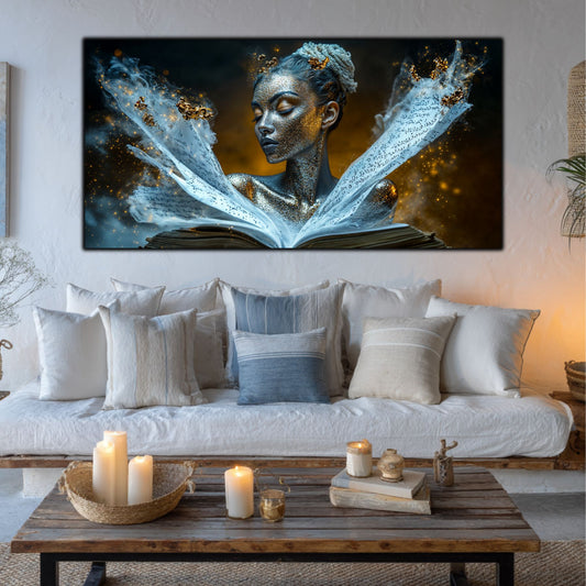 Beyond Meditation - Tablouri moderne pe sticla securizata pentru living contemporan NO29