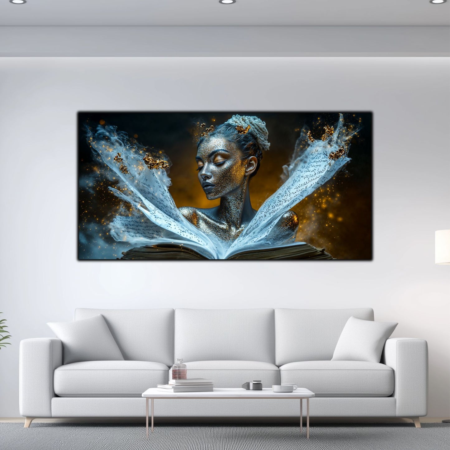 Beyond Meditation - Tablouri moderne pe sticla securizata pentru living contemporan NO29