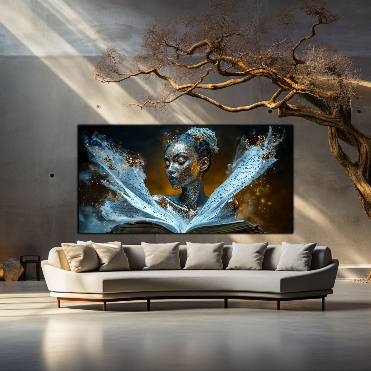 Beyond Meditation - Tablouri moderne pe sticla securizata pentru living contemporan NO29