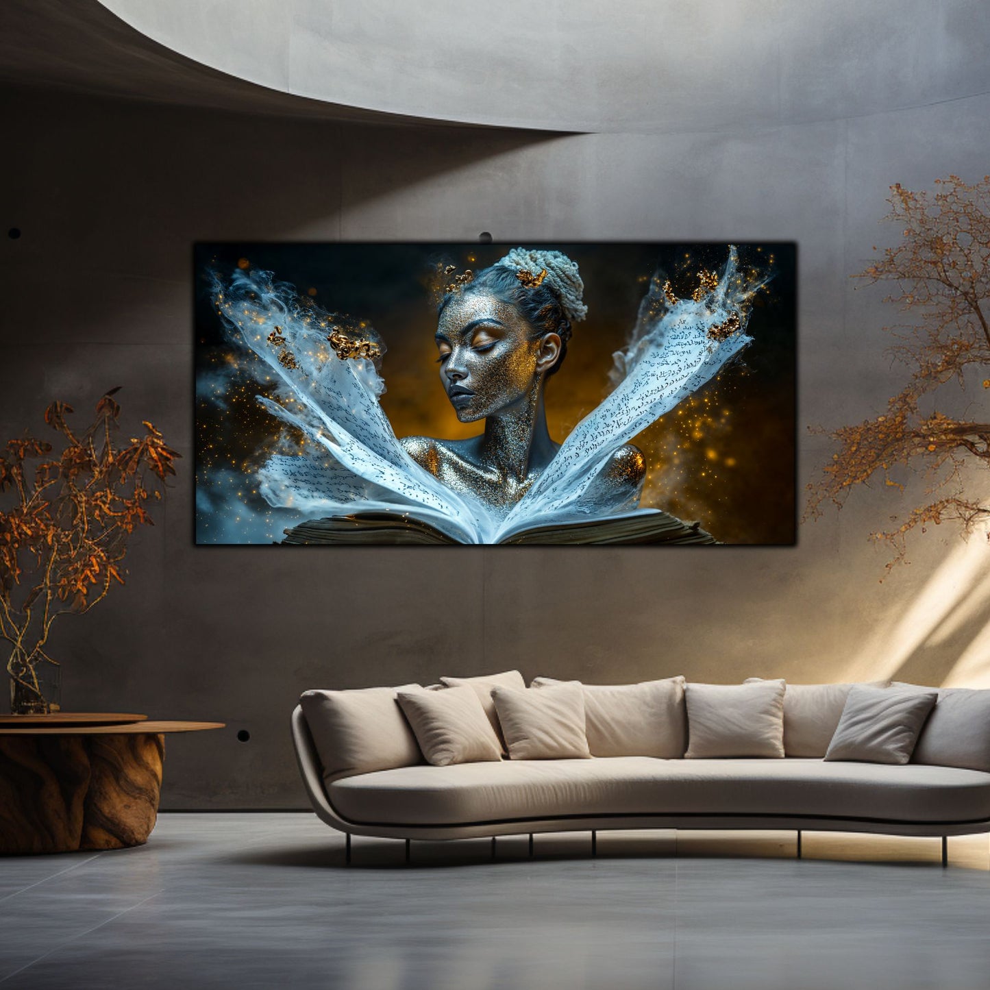 Beyond Meditation - Tablouri moderne pe sticla securizata pentru living contemporan NO29