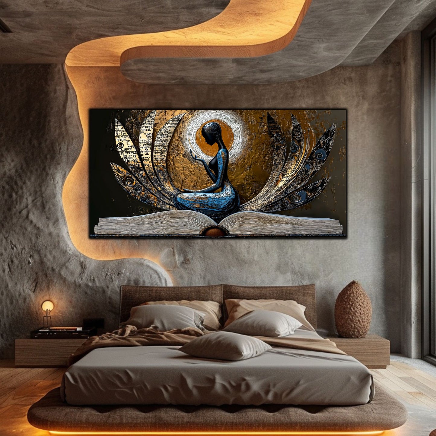 Neo-Icon, Tablou Decorativ din Sticla – Ideal pentru Dormitor si Living NO 03