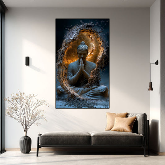 Tablou Decorativ pe Sticla Securizata – Ideal pt Dormitor si Living - Beyond Stardust No08
