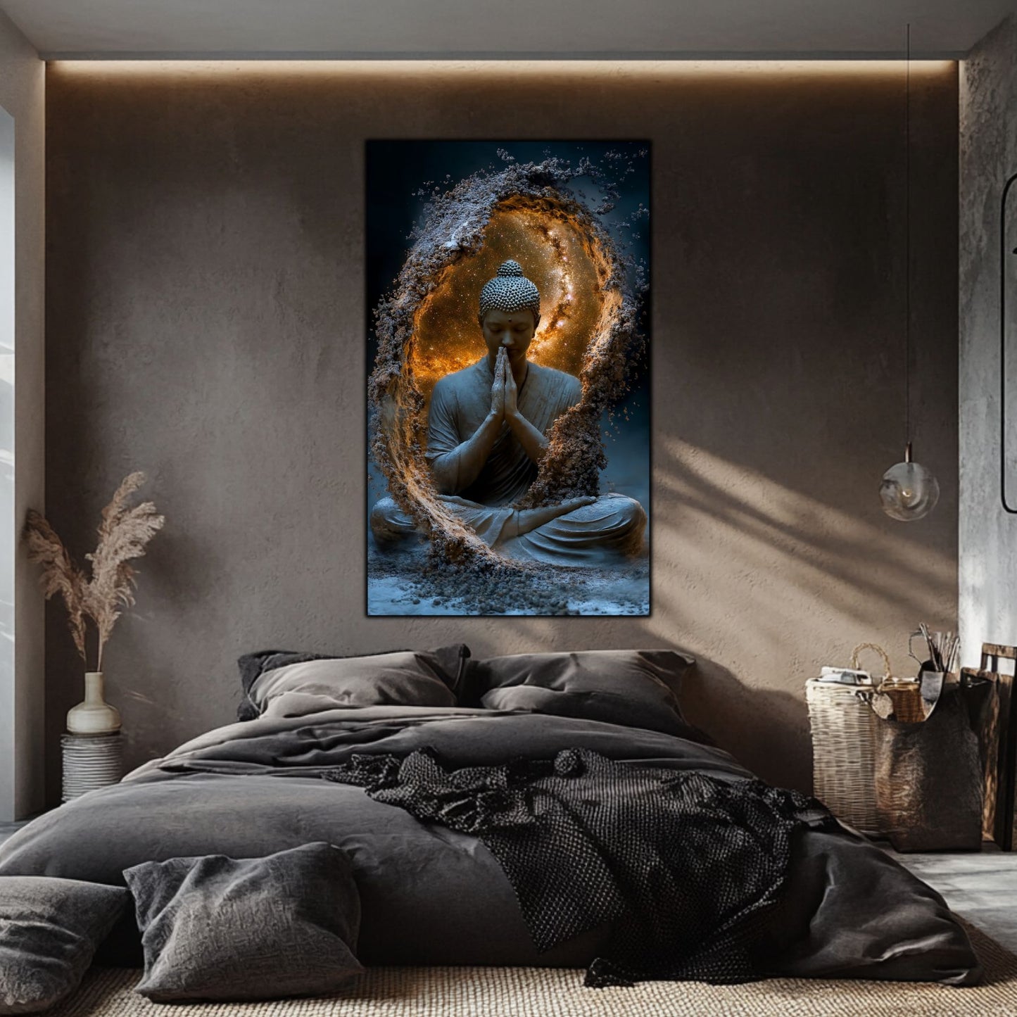 Tablou Decorativ pe Sticla Securizata – Ideal pt Dormitor si Living - Beyond Stardust No08