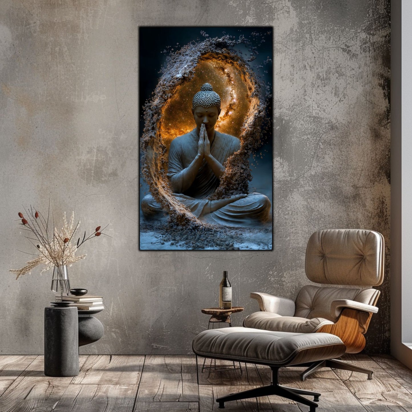 Tablou Decorativ pe Sticla Securizata – Ideal pt Dormitor si Living - Beyond Stardust No08