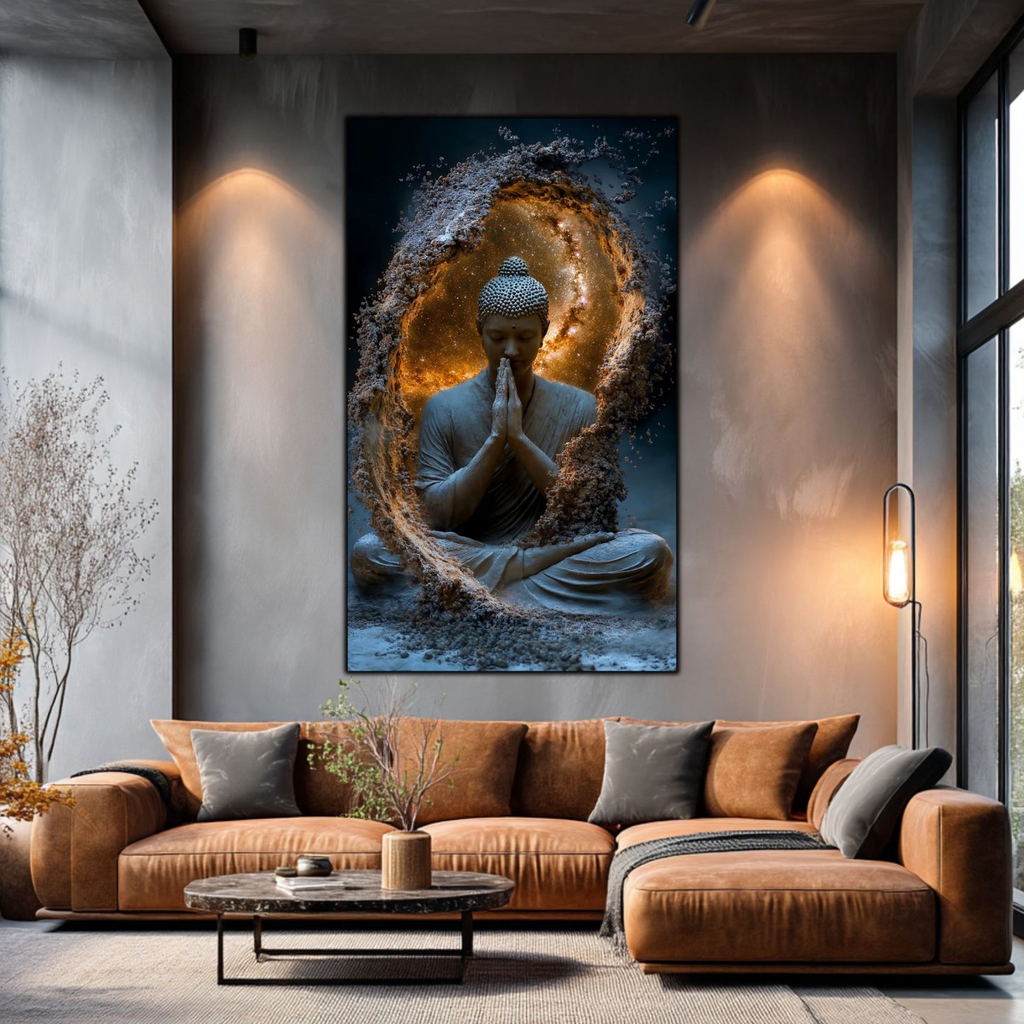 Tablou Decorativ pe Sticla Securizata – Ideal pt Dormitor si Living - Beyond Stardust No08