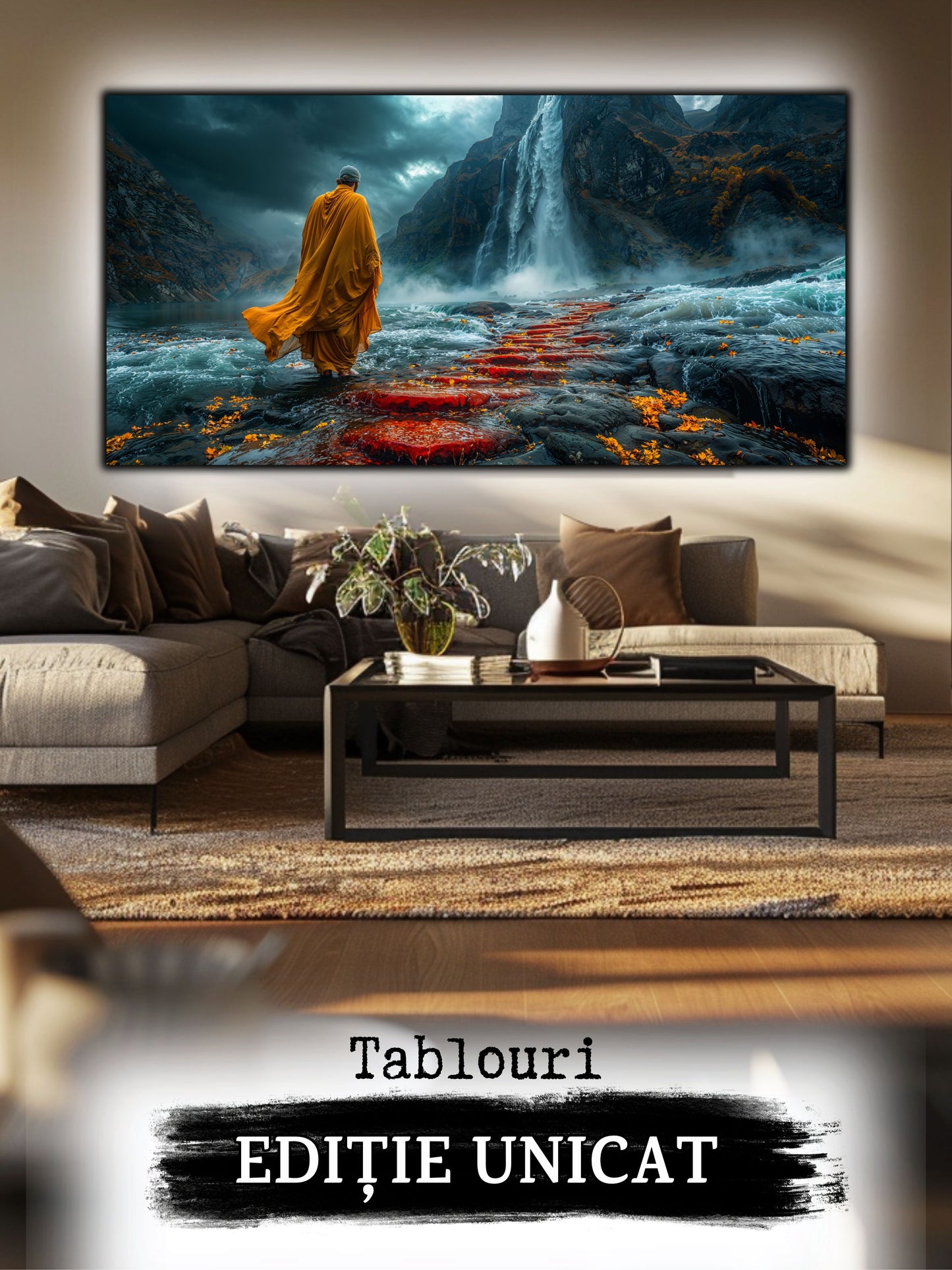 Tablou unicat din sticlă securizată Vanishing Step - No03