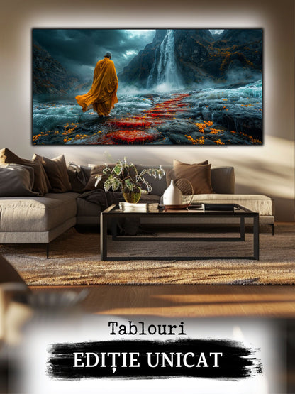 Tablou unicat din sticlă securizată Vanishing Step - No03