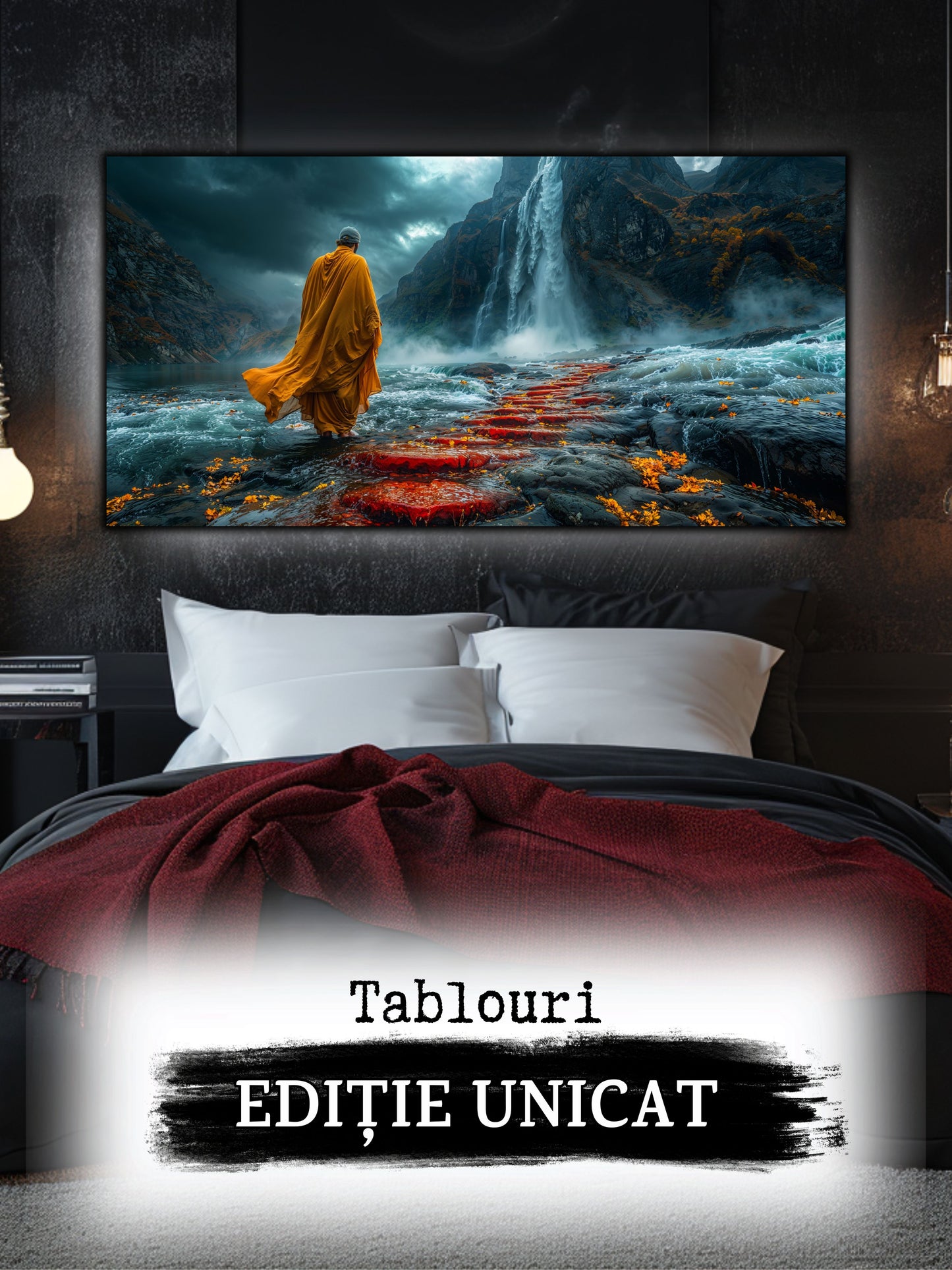 Tablou unicat din sticlă securizată Vanishing Step - No03