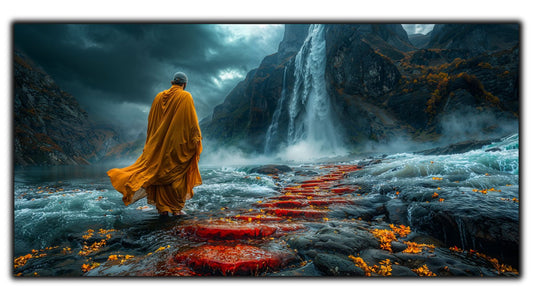 Tablou unicat din sticlă securizată Vanishing Step - No03