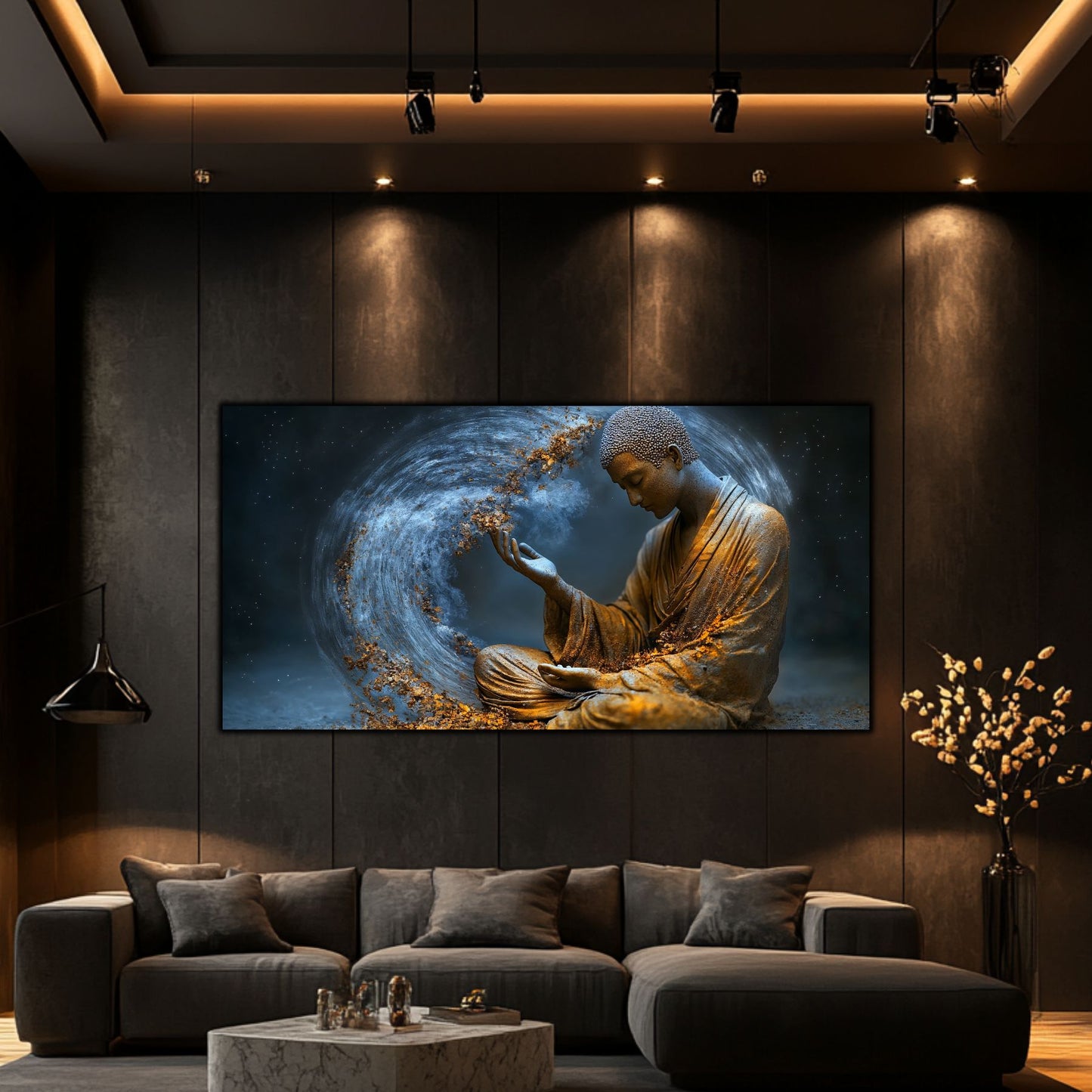 Tablou Decorativ pe Sticla Securizata – Ideal pt Dormitor si Living - Beyond Stardust No11