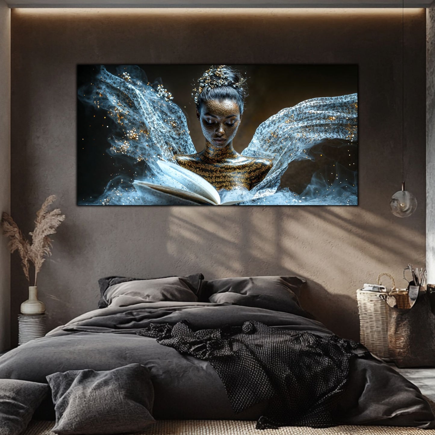 Beyond Meditation - Tablouri moderne pe sticla securizata pentru living contemporan NO44