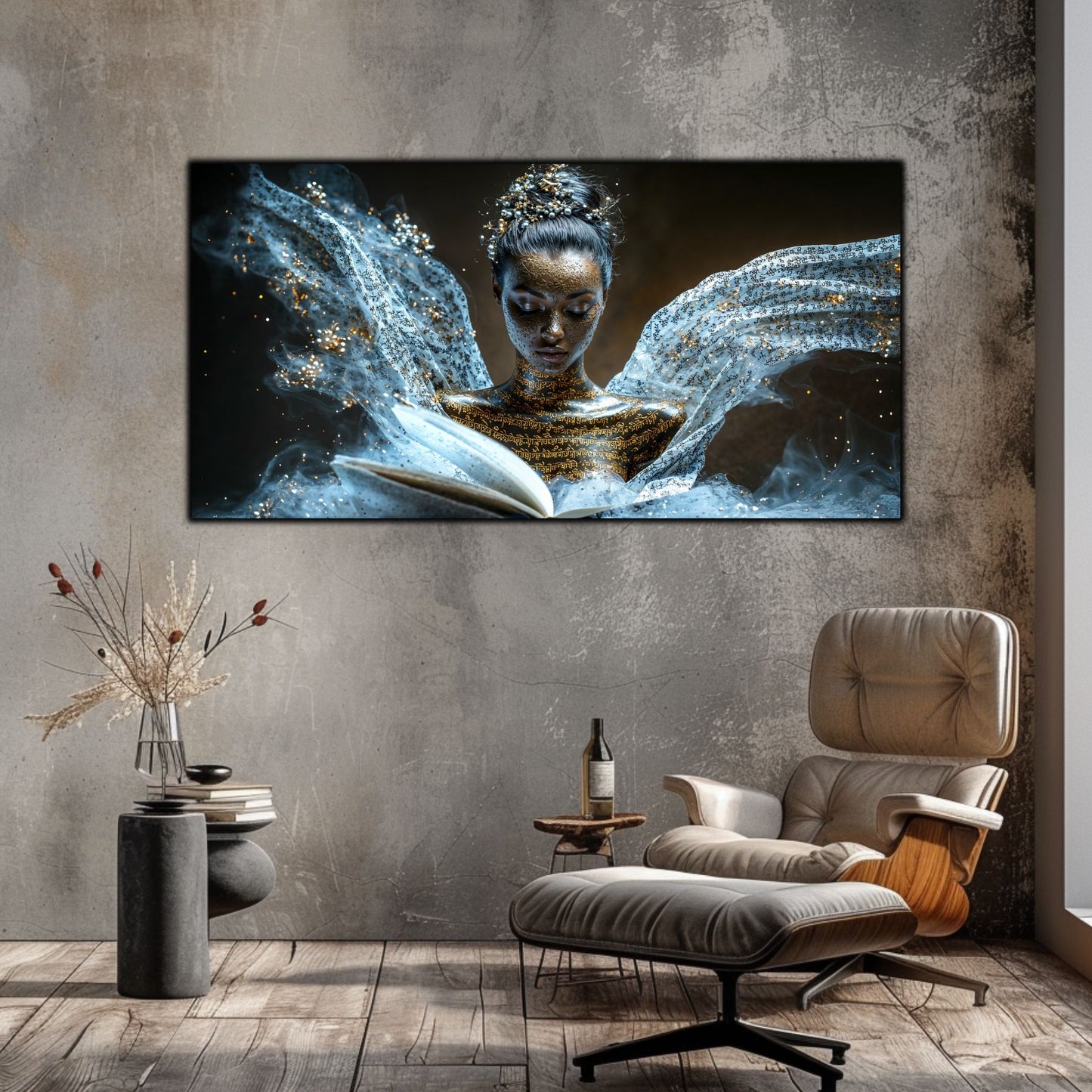 Beyond Meditation - Tablouri moderne pe sticla securizata pentru living contemporan NO44