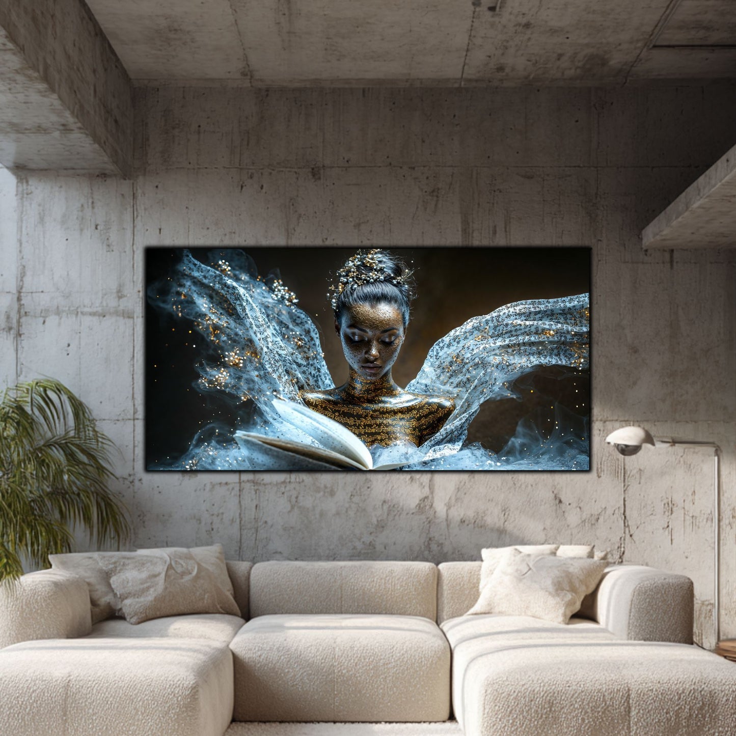 Beyond Meditation - Tablouri moderne pe sticla securizata pentru living contemporan NO44