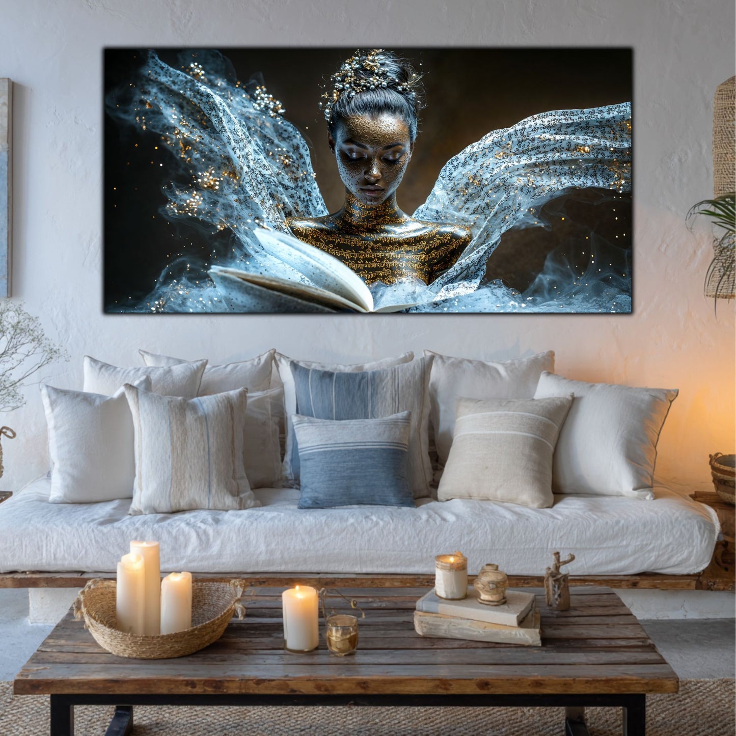 Beyond Meditation - Tablouri moderne pe sticla securizata pentru living contemporan NO44