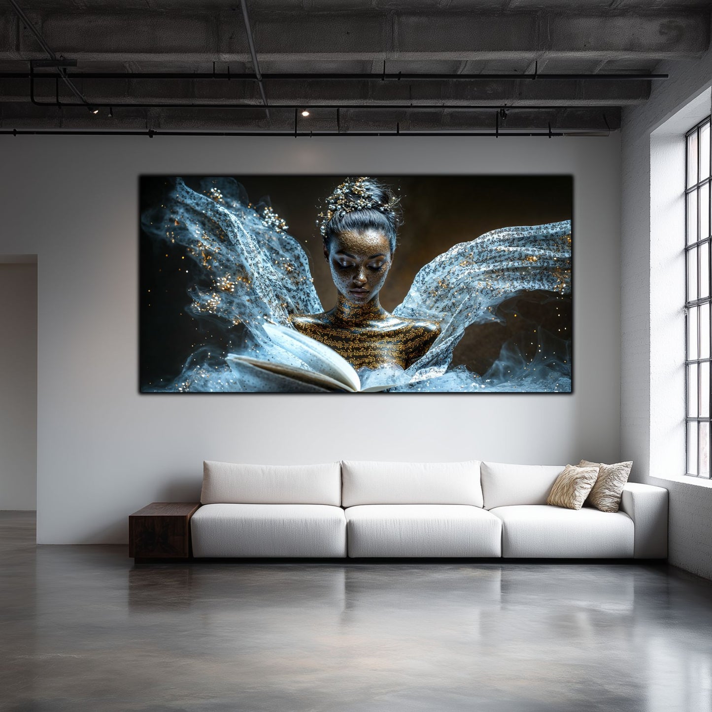 Beyond Meditation - Tablouri moderne pe sticla securizata pentru living contemporan NO44