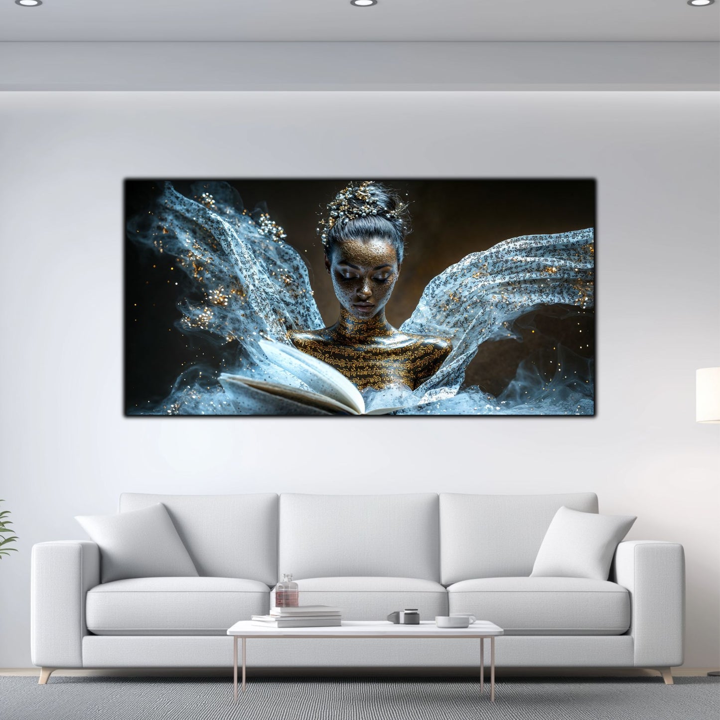 Beyond Meditation - Tablouri moderne pe sticla securizata pentru living contemporan NO44