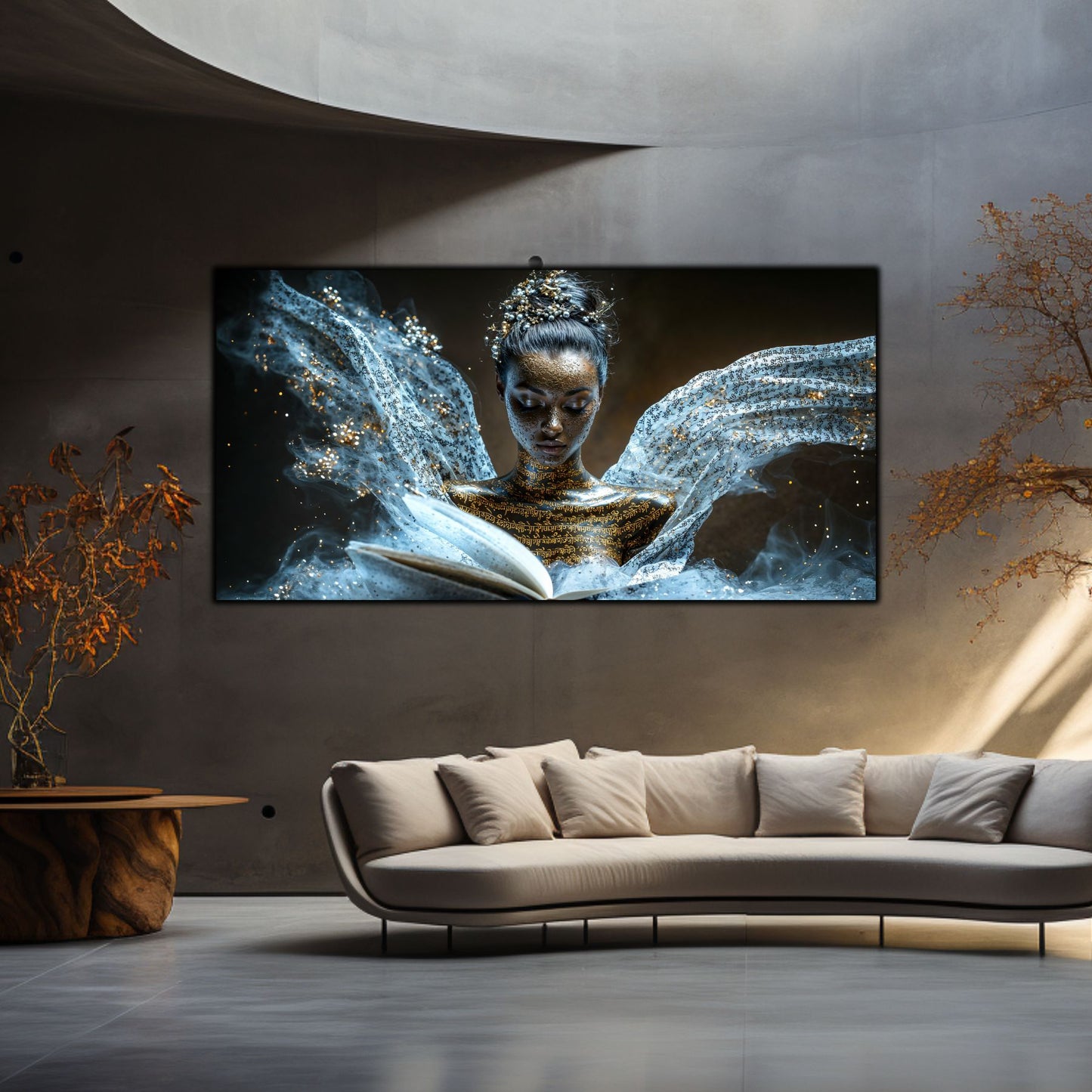 Beyond Meditation - Tablouri moderne pe sticla securizata pentru living contemporan NO44