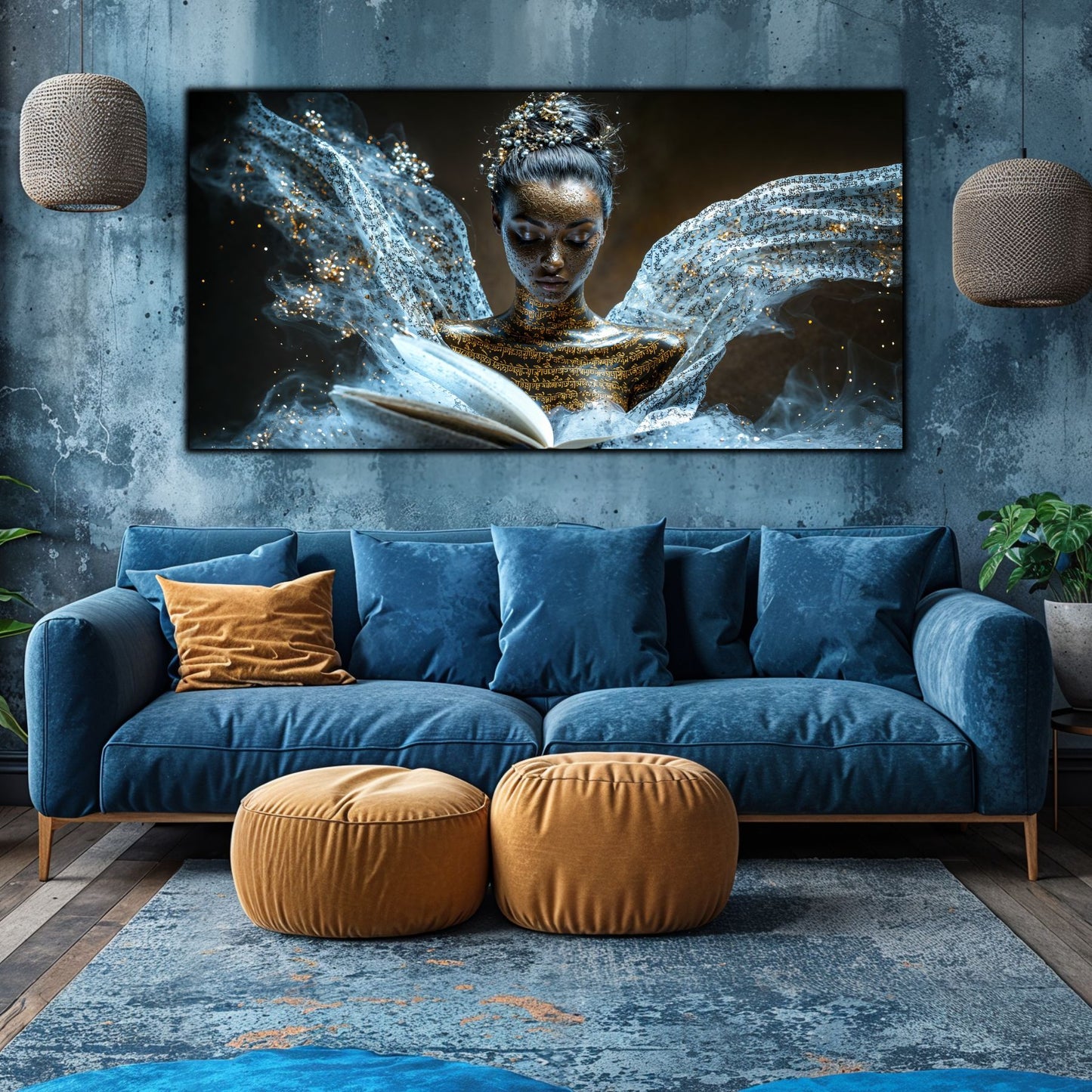 Beyond Meditation - Tablouri moderne pe sticla securizata pentru living contemporan NO44