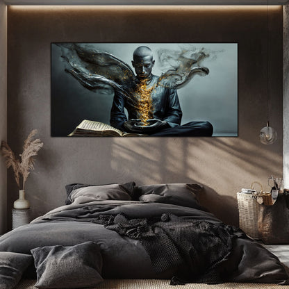 Beyond Meditation - Tablouri moderne pe sticla securizata pentru living contemporan NO52