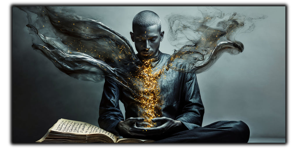 Beyond Meditation - Tablouri moderne pe sticla securizata pentru living contemporan NO52