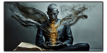 Beyond Meditation - Tablouri moderne pe sticla securizata pentru living contemporan NO52